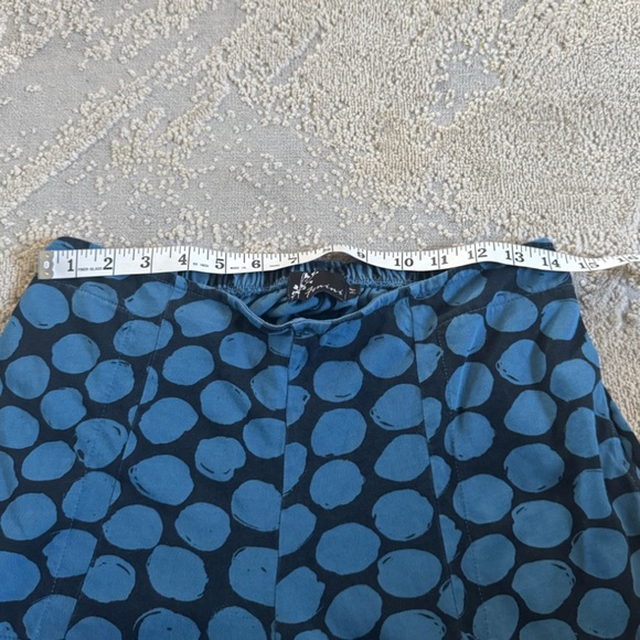 Fenini matching set lagenlook long sleeve pull on balloon pants blue medium - Picture 11 of 12